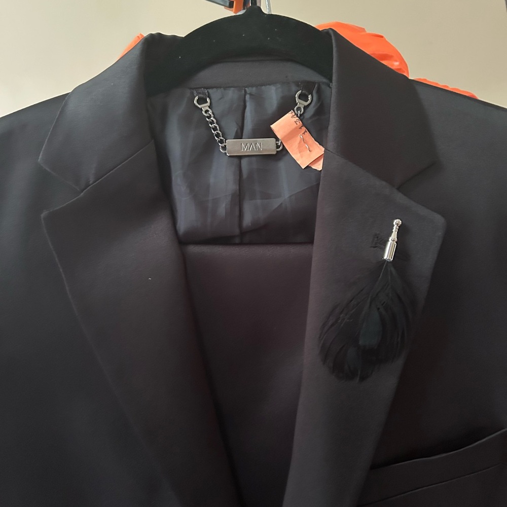 Boohoo Black Suit Modern Fit